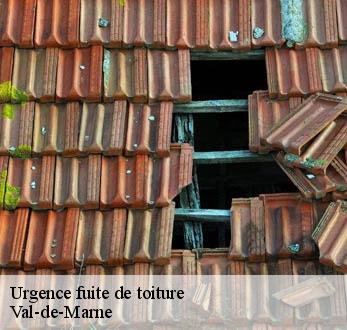 Urgence fuite de toiture Val-de-Marne 