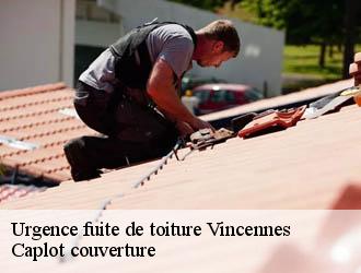 Urgence fuite de toiture  vincennes-94300 Caplot couverture